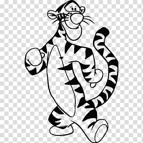 Winnie-the-Pooh Tigger Piglet Colouring Pages Coloring book, winnie the pooh transparent background PNG clipart