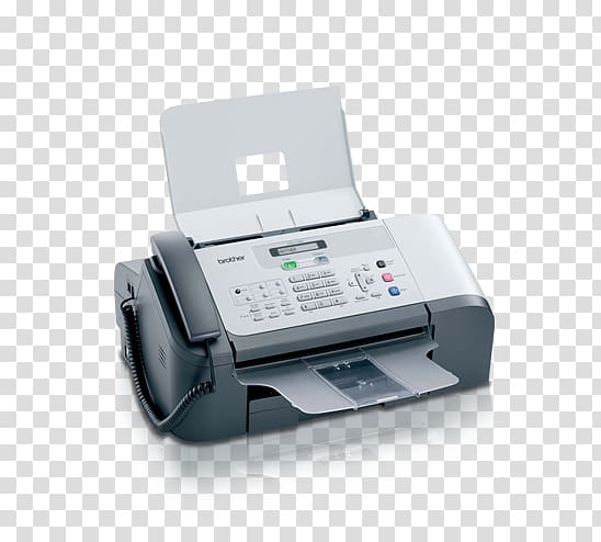 Fax Printer Inkjet printing Brother Industries Ink cartridge, Fax Machine transparent background PNG clipart