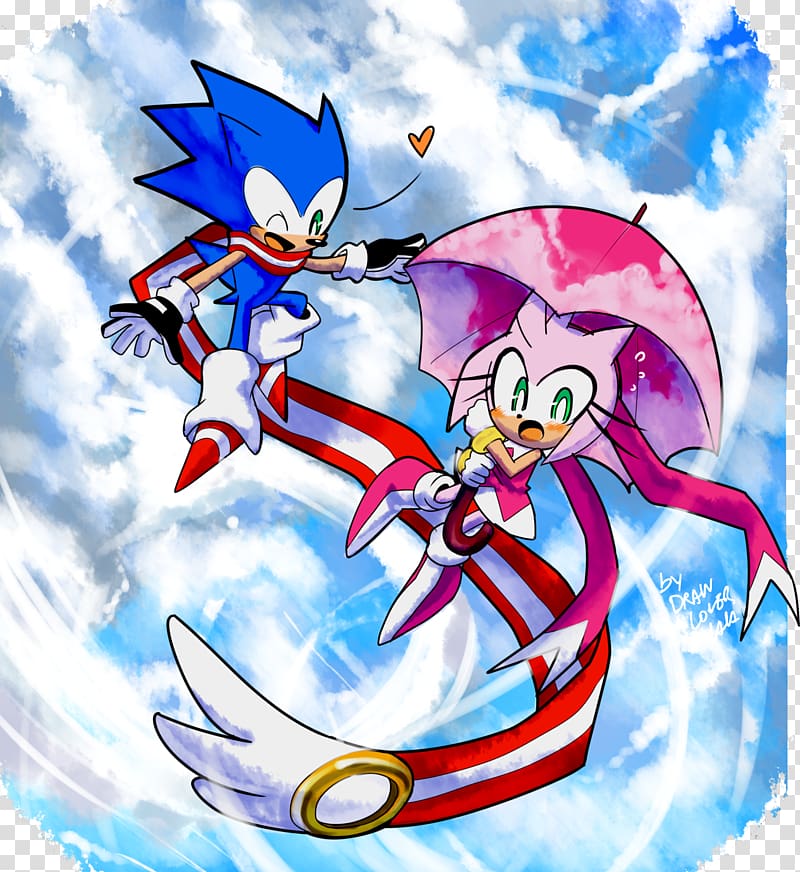 Amy Rose Sonic and the Secret Rings Sonic the Hedgehog Drawing, sonic the hedgehog transparent background PNG clipart