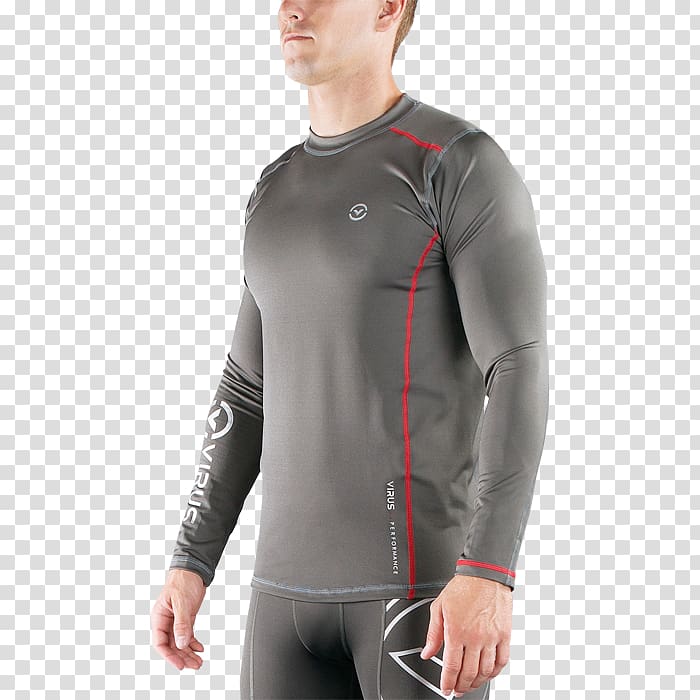 Crew neck Rash guard Sleeve Wetsuit Shorts, keep warm transparent background PNG clipart