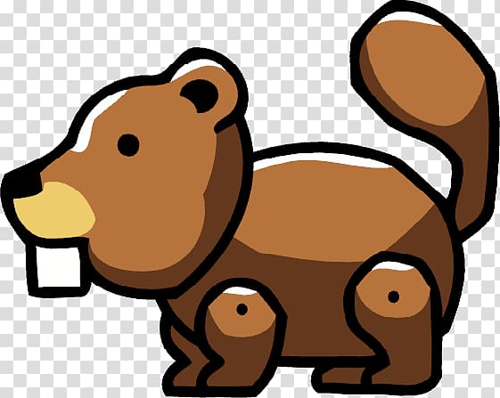 Scribblenauts Remix Scribblenauts Unlimited Beaver Dog, Mechanical beaver cartoon transparent background PNG clipart