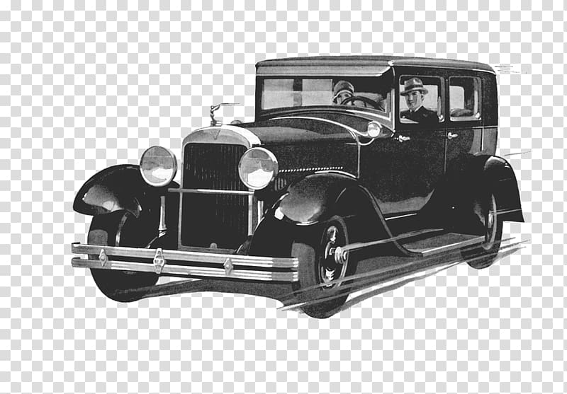 Classic car Ford Motor Company Vintage car 1932 Ford, black and white old cars transparent background PNG clipart