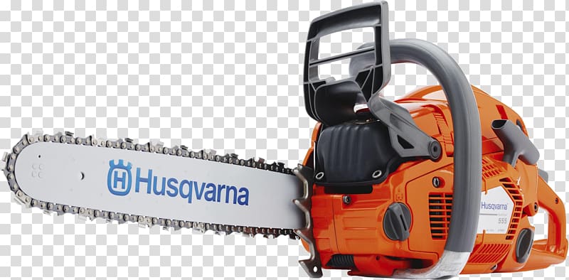 red and gray Husqvarna chainsaw, Chainsaw Husqvarna Group Saw chain, Chainsaw transparent background PNG clipart