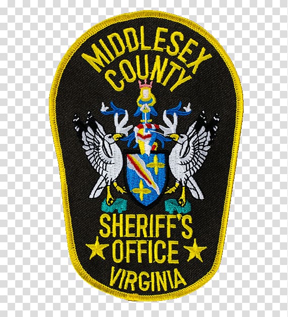 Police Sheriff Badge Embroidered patch Organization, Middlesex University transparent background PNG clipart