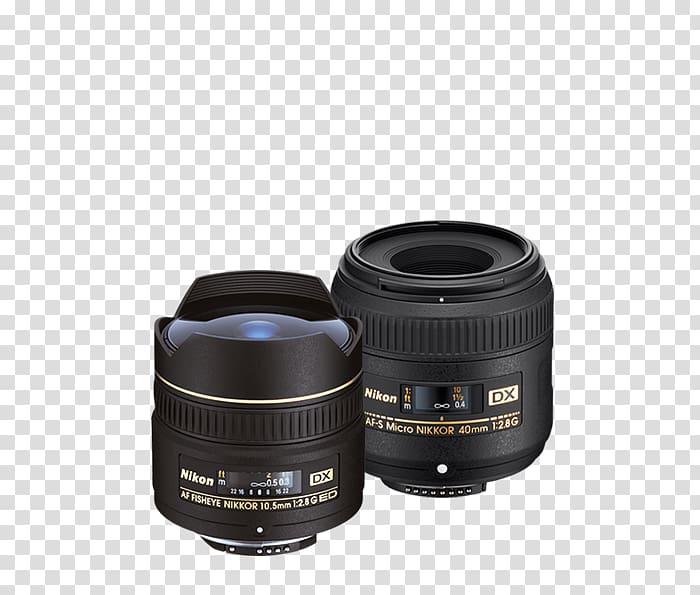 Nikon AF-S DX Nikkor 35mm f/1.8G Camera lens Nikon F-mount, fisheye lens transparent background PNG clipart