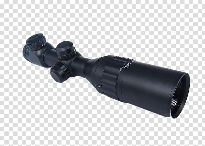 Monocular Sniper Telescopic sight, Sniper rifle sight transparent background PNG clipart