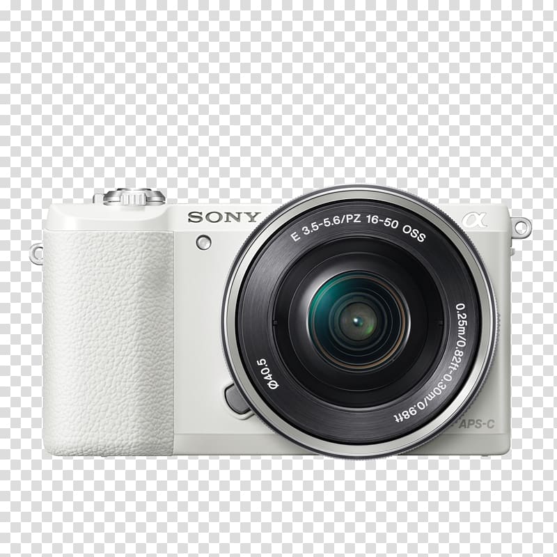 Sony α5000 Sony α5100 Sony α6000 Mirrorless interchangeable-lens camera, Camera transparent background PNG clipart