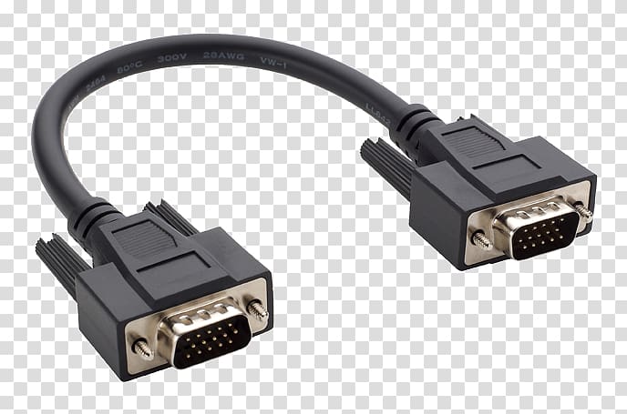Serial cable Electrical cable HDMI Electrical connector Network Cables, Vga transparent background PNG clipart