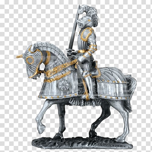 Middle Ages Knight Equestrian statue Nobility Peasant, knight horse transparent background PNG clipart