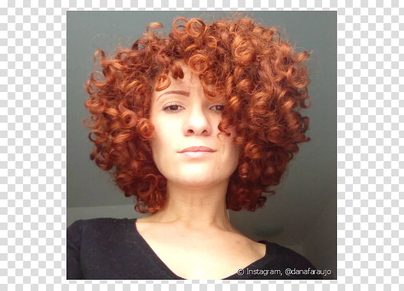 Brown hair Red hair Hair coloring Jheri curl, hair transparent background PNG clipart