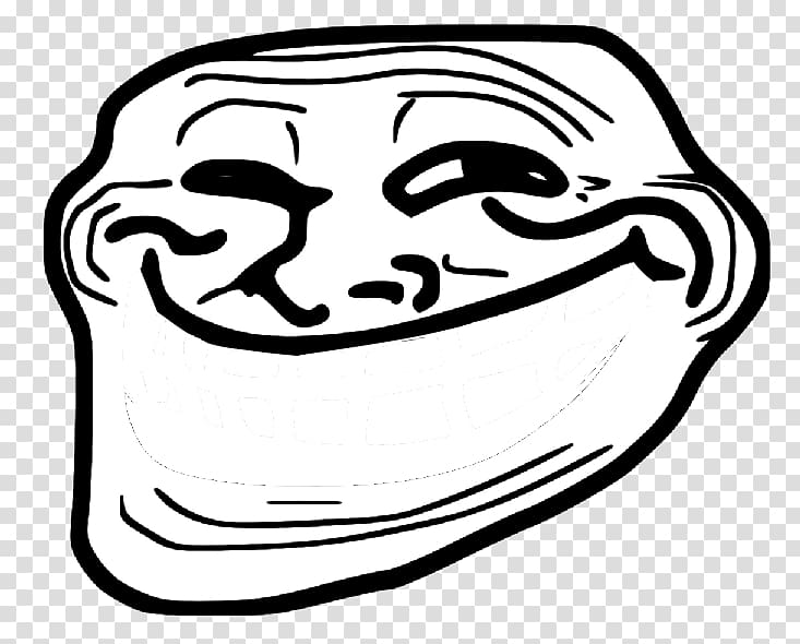 Trollface transparent background PNG clipart