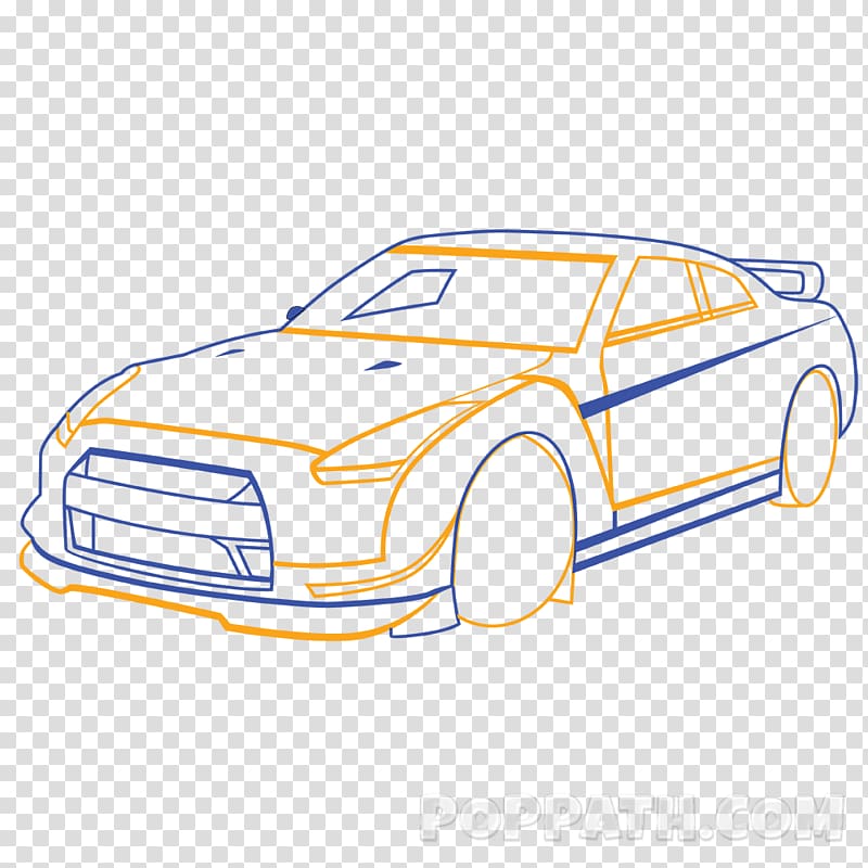 Car door Sports car Drawing Auto racing, car transparent background PNG clipart