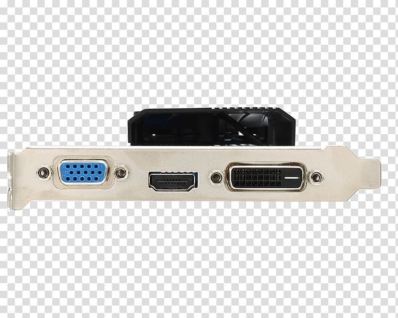 HDMI Graphics Cards & Video Adapters GDDR3 SDRAM PCI Express Radeon, low profile transparent background PNG clipart