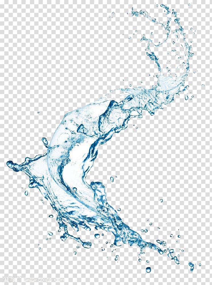 Blue Water Drop White Transparent, Creative Cartoon Water Drop Stone Blue,  Cartoon, Image, Lovely PNG Image For Free Download