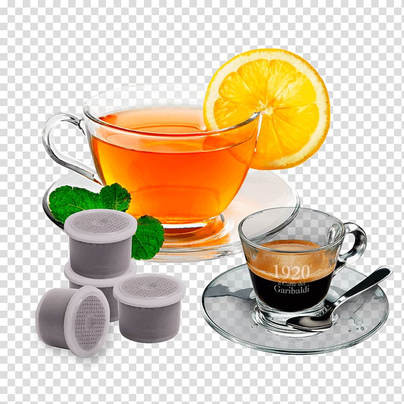 Green tea Lemon Coffee Cafe, tea transparent background PNG clipart