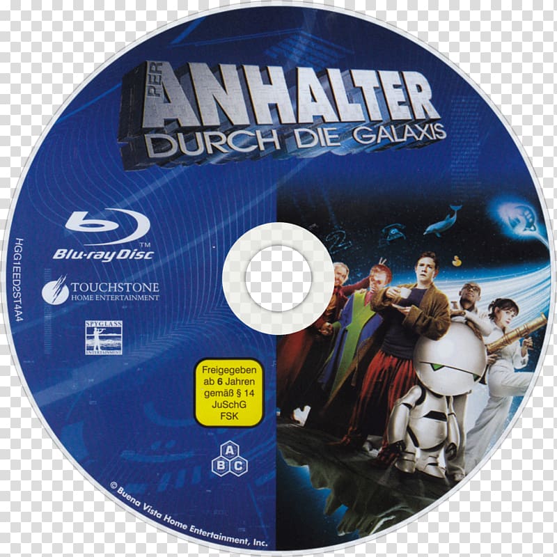 Blu-ray disc Compact disc Film The Hitchhiker\'s Guide to the Galaxy DVD, dvd transparent background PNG clipart