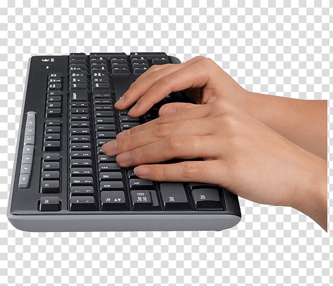 Computer keyboard Computer mouse Wireless keyboard Logitech K270, Computer Mouse transparent background PNG clipart