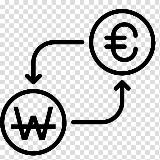 South Korean won Currency symbol Money Finance, euro transparent background PNG clipart