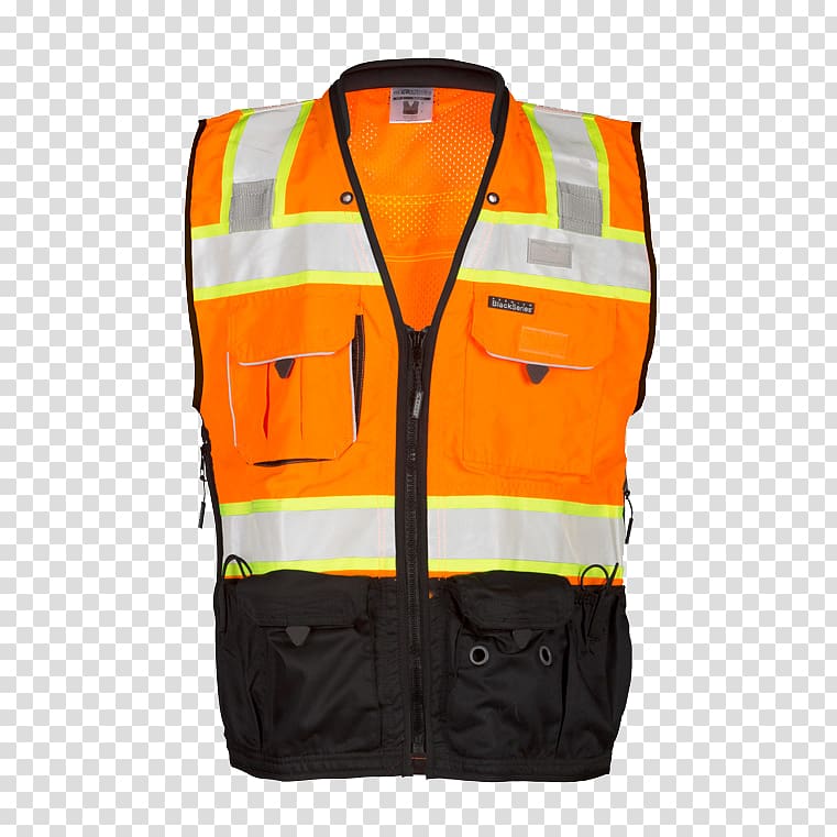 M L Kishigo Surveyor Gilets High-visibility clothing Flight jacket, Geomatics Engineering transparent background PNG clipart