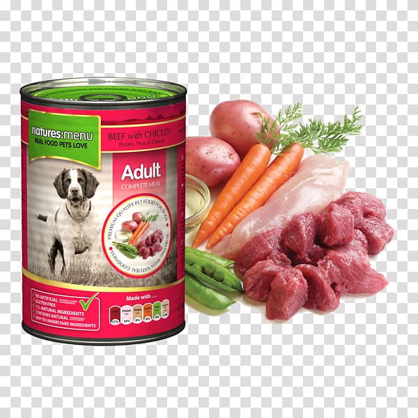 Raw foodism Dog Food Tin can Venison, Dog transparent background PNG clipart