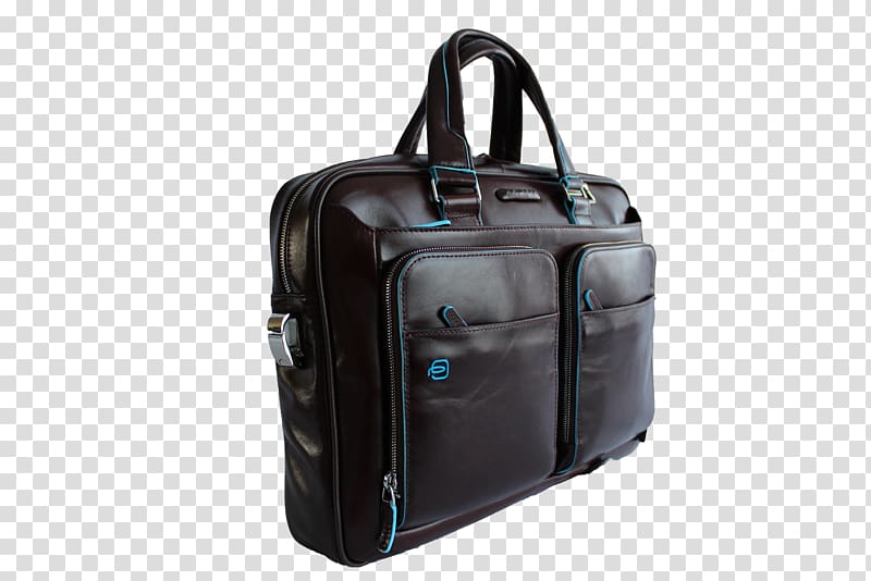 Baggage Briefcase Leather Handbag, Front Side transparent background PNG clipart