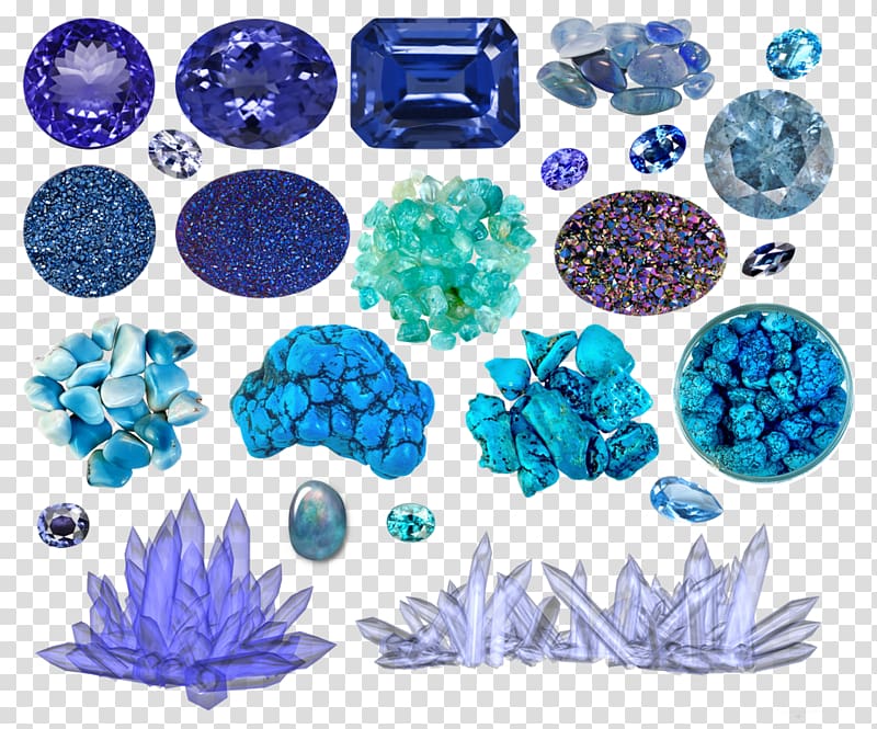 Gemstone Turquoise Blue Bead Necklace, gemstone transparent background PNG clipart