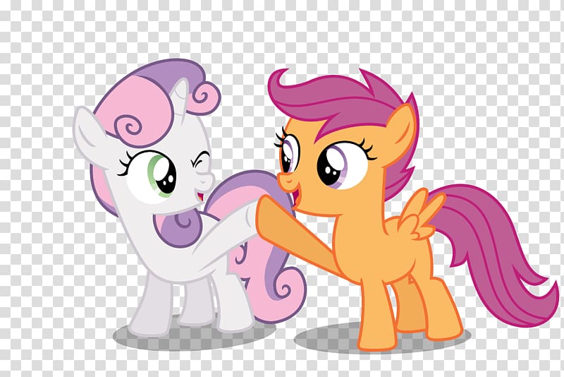 Bloom and Gloom Pony Horse Art, belle transparent background PNG clipart