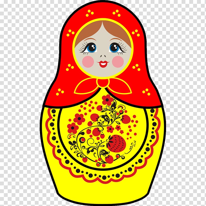 Matryoshka doll transparent background PNG clipart