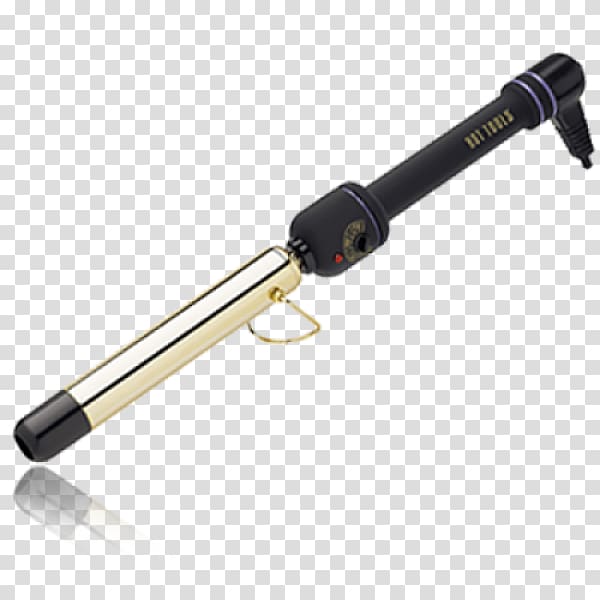 Hair iron Hot Tools 24K Gold Spring Curling Iron Hair Styling Tools Hot Tools Nano Ceramic Tapered Curling Iron, hair transparent background PNG clipart