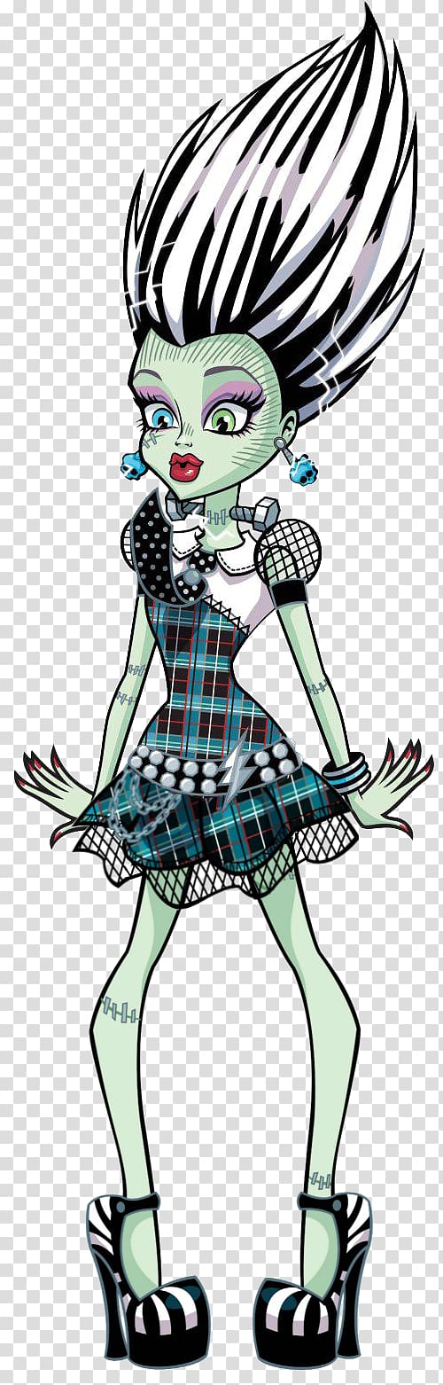 Frankie Stein Frankenstein Monster High: Ghoul Spirit Doll, doll transparent background PNG clipart