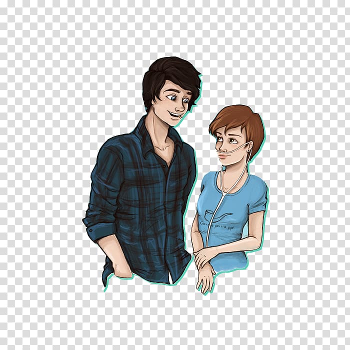 Hazel Grace Lancaster Augustus Waters The Fault in Our Stars Fan art, others transparent background PNG clipart