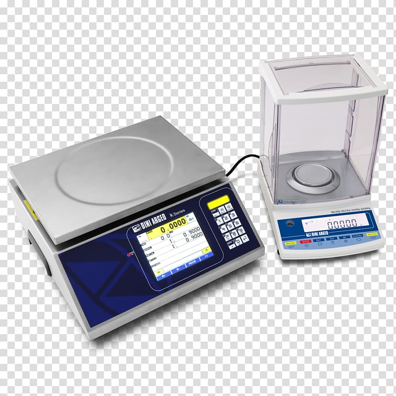 Measuring Scales Computer keyboard Load cell Interface RS-232, printer transparent background PNG clipart