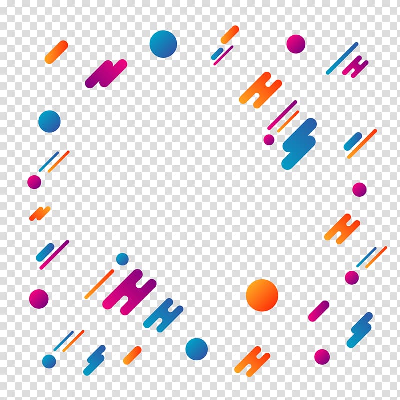 multicolored shapes , Color, Gradual movement decoration transparent background PNG clipart