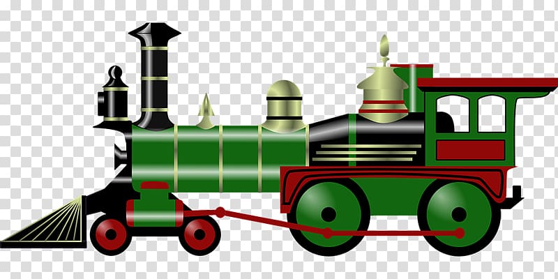 Toy Trains & Train Sets Santa Claus , engin transparent background PNG clipart