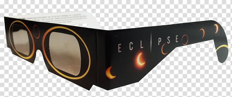 Glasses Solar eclipse of August 21, 2017 Goggles Astronomy, glasses transparent background PNG clipart