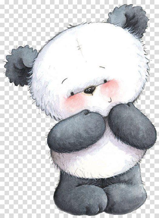 Bear Giant panda Love Friendship, Teddy Bear, panda transparent background PNG clipart