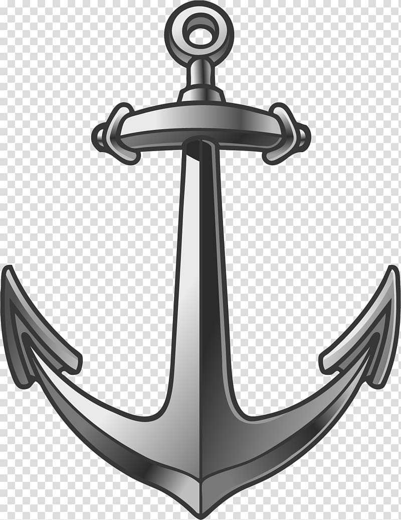 Anchor Ship Watercraft, painted anchor transparent background PNG clipart