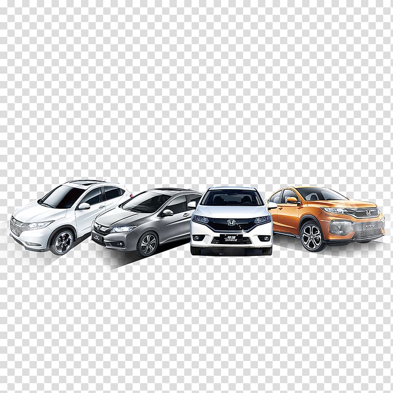 four assorted-type Honda vehicles illustration, Mid-size car Sports car Volkswagen Beetle Family car, car transparent background PNG clipart