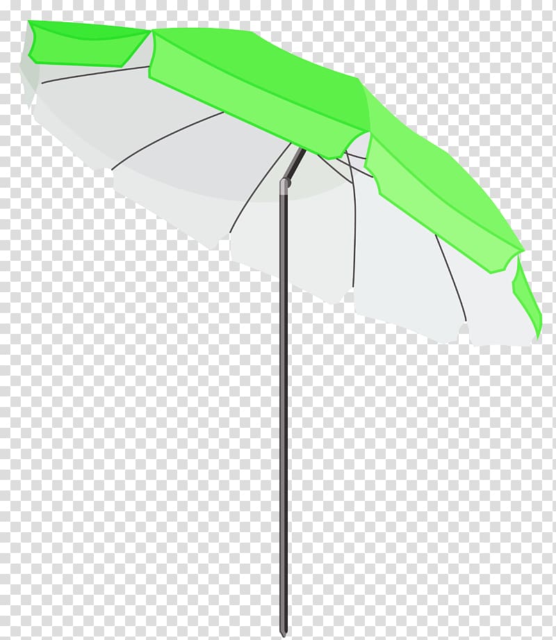 green and white umbrella, Green Leaf Pattern, Green Beach Umbrella transparent background PNG clipart