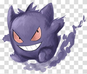 Gengar Pokemon Face, HD Png Download , Transparent Png Image - PNGitem