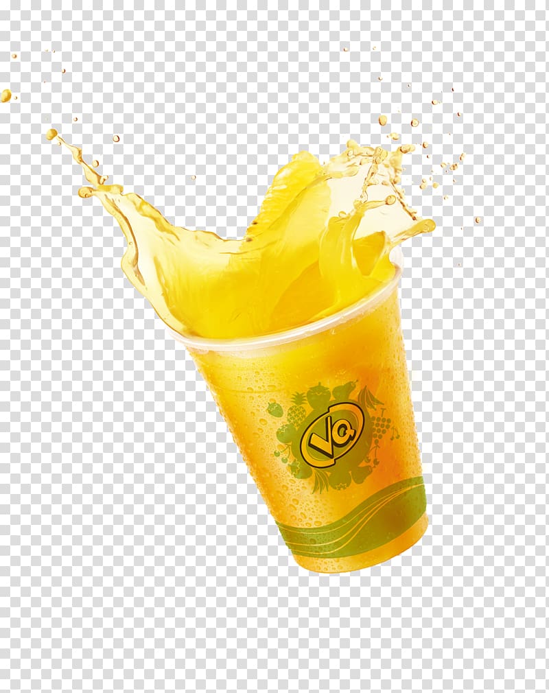 orange juice , Orange juice Cocktail Harvey Wallbanger Orange drink, Juice Splash transparent background PNG clipart