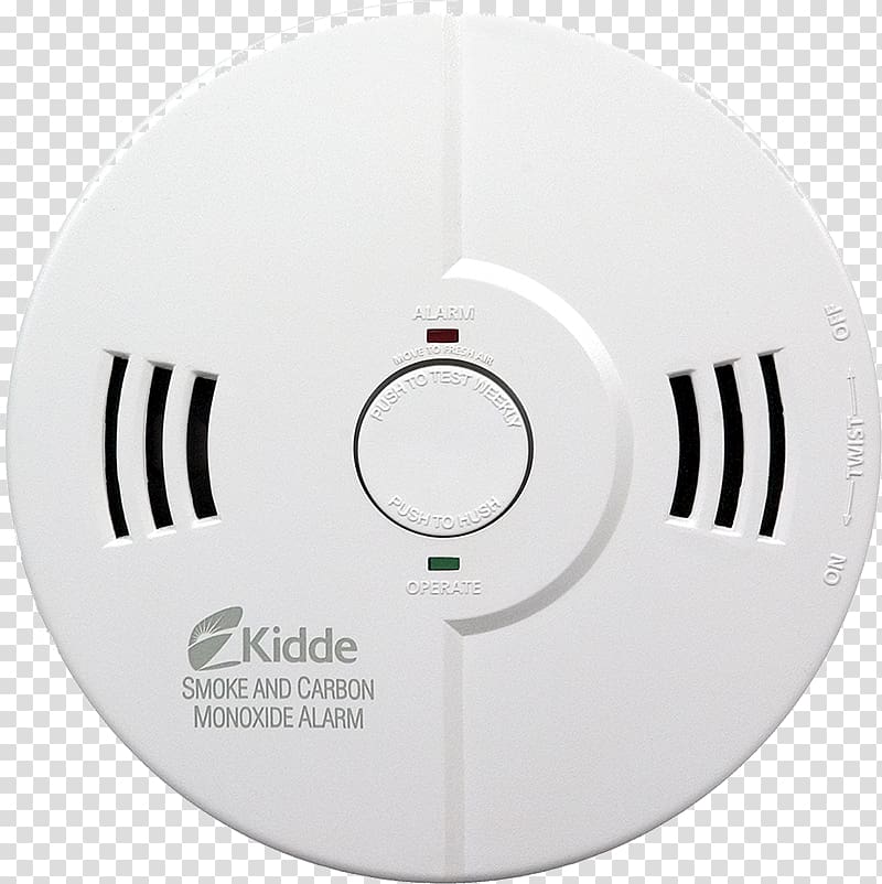 Kidde Smoke detector Carbon monoxide detector Fire alarm system, fire transparent background PNG clipart