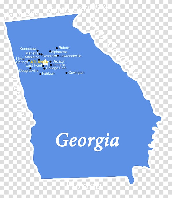 Georgia State Capitol U.S. state Map , Atlanta ga transparent background PNG clipart