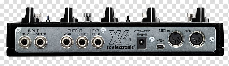 TC Electronic Alter Ego X4 Vintage Echo Effects Processors & Pedals Delay Sound, electric guitar transparent background PNG clipart