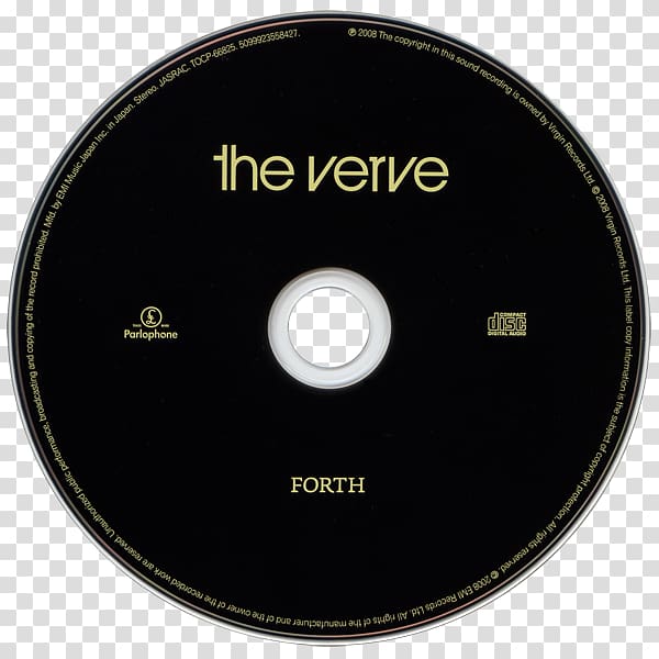 Forth Compact disc The Verve Parlophone Album, Bonus Track transparent background PNG clipart