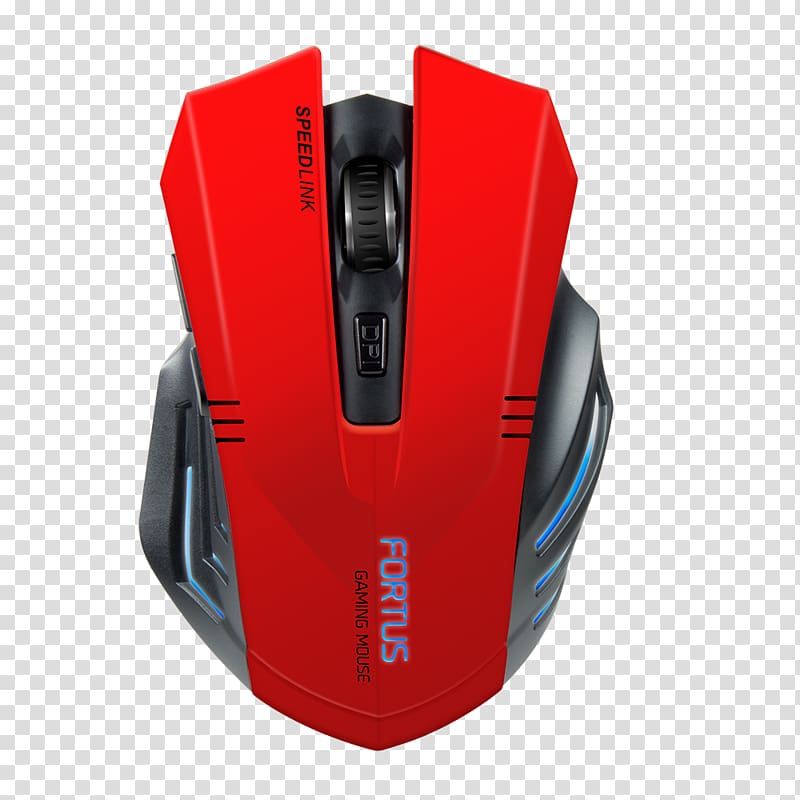 Computer mouse SPEEDLINK Fortus RF Wireless Optical 2400DPI Right-hand Black,Red mice Optical mouse Video game, Computer Mouse transparent background PNG clipart