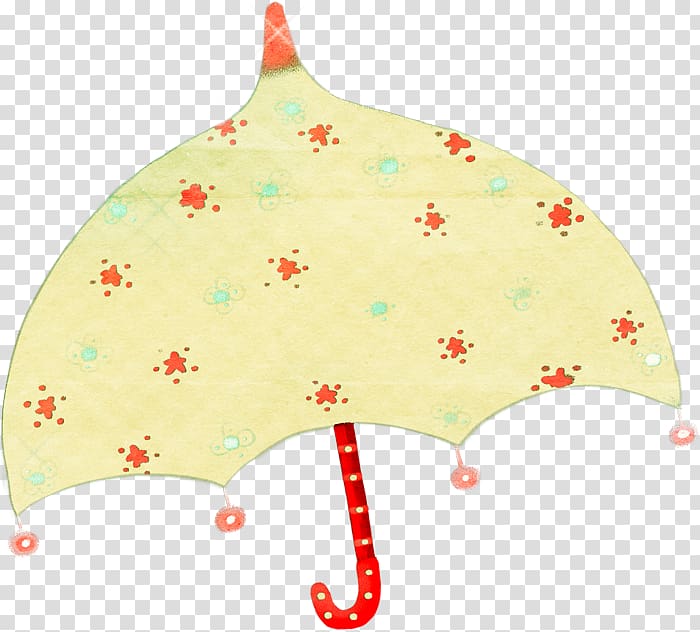 Yellow Motif , Cartoon umbrella transparent background PNG clipart