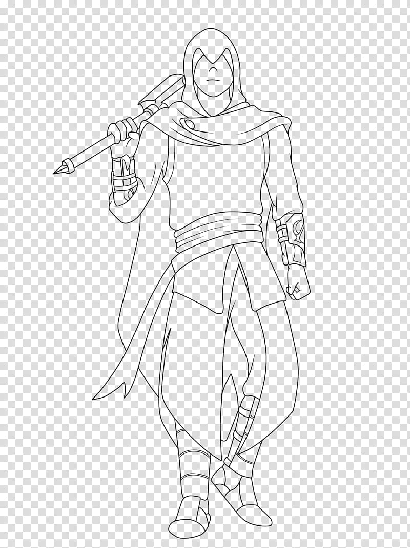 Drawing Line art Cartoon Costume Sketch, greek style transparent background PNG clipart