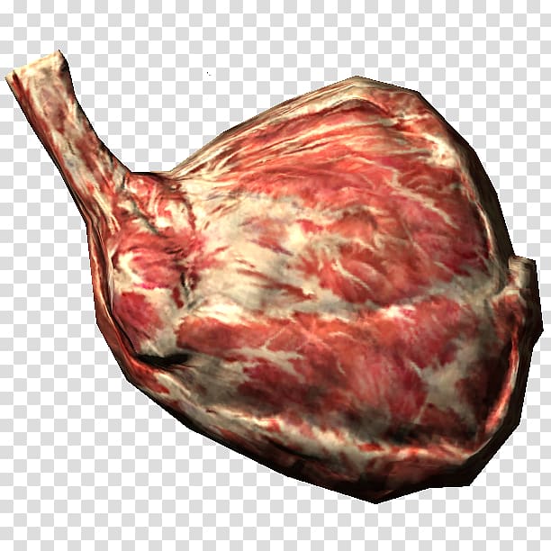 The Elder Scrolls V: Skyrim – Dragonborn Flesh Meat Video game Wiki, meat transparent background PNG clipart