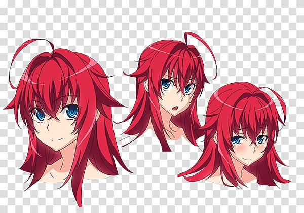Rias Gremory High School DxD Akeno Himejima Anime Hero, Anime transparent background PNG clipart